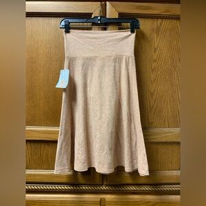 NWT! LuLaRoe Women’s Azure Skirt Light Yellow Heather Size XS